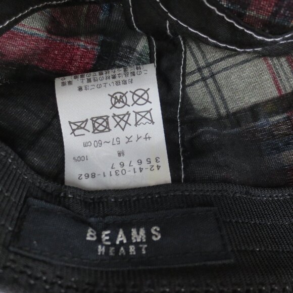 NWOT BEAMS HEARTE PATCHWORK BASEBALL CAP ADJUSTABLE - Picture 3 of 9